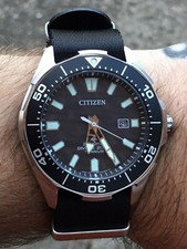 CITIZEN PROMASTER SEA 'TITANIUM' E168 ECO-DRIVE SPORTS DIVER STYLE WATCH