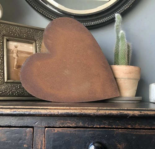 Rusty heart wall art - art, gift