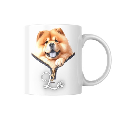 Personalised zip chow - zip,