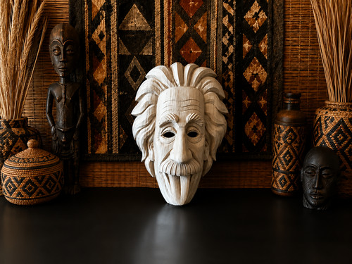 Lbert einstein mask ornament - einstein,