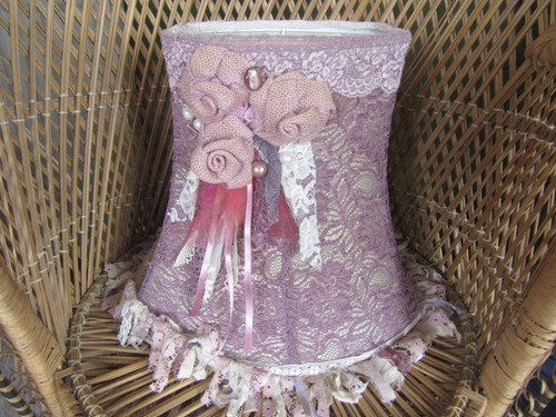 Large lamp shade vintage - large,