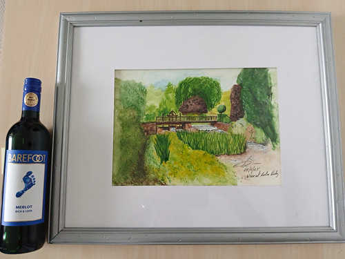 Signed original watercolour - signed,