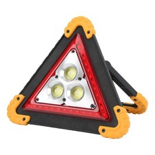 Work Light Battery Powered Triangle Warning Lamp Traffic Light Sign Car
