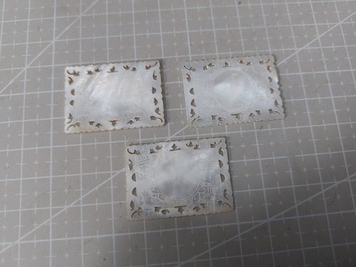 Antique carved small rectangle - carved,