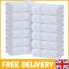 Cotton Hand Towels Bulk - 12