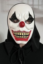 Scary clown mask with - clown,