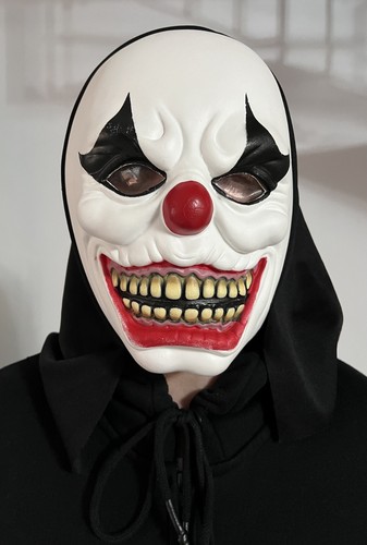 Scary clown mask - mask, with