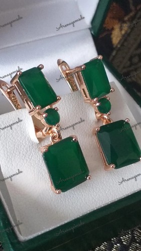 Natural green emerald - green,