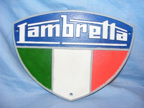 Lambretta scooter sign - lambretta,