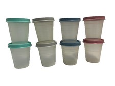 8 Vintage Tupperware 2 oz Mini