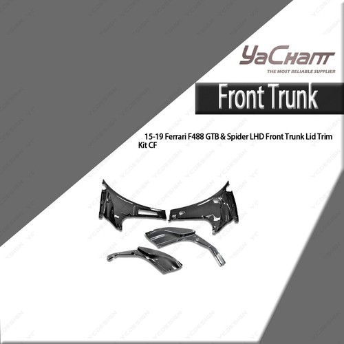 Dry carbon front - trunk, lid