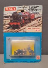 Vintage Diorama Figures Military RAF Personnel Painted OO 1:76 4mm Miniature 