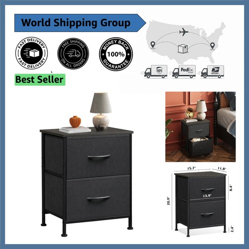 Chic black bedside table - bedside, with