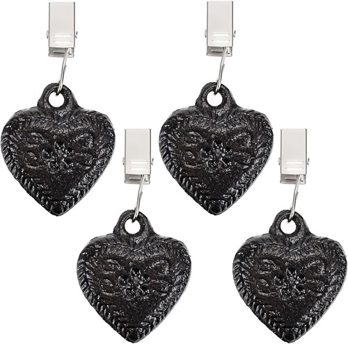 4pc cast iron - 4pc, heart