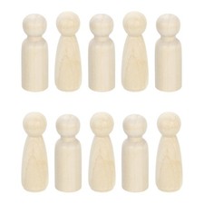30Pcs 2.95" Wood Peg Dolls
