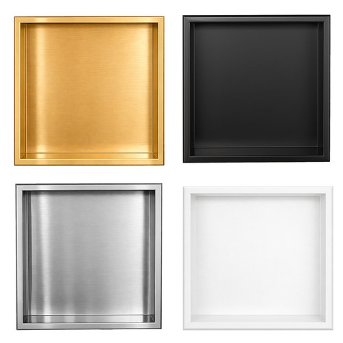 Stainless steel shower niche - stainless,