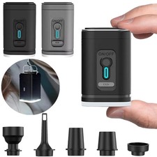 Mini Electric Air Pump USB Rechargeable Inflate Deflate Camping Bed Mattress New