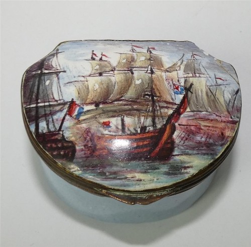 Georgian bilston enamel snuff - bilston,