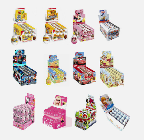 Chocolate surprise eggs with - surprise,
