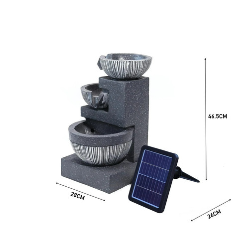 Solar rock cascading - rock,