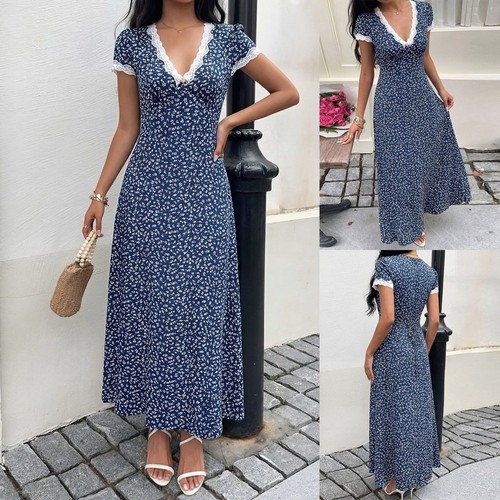 Women lace neck boho - lace,