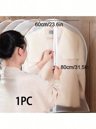 Clear polythene garment - clear,
