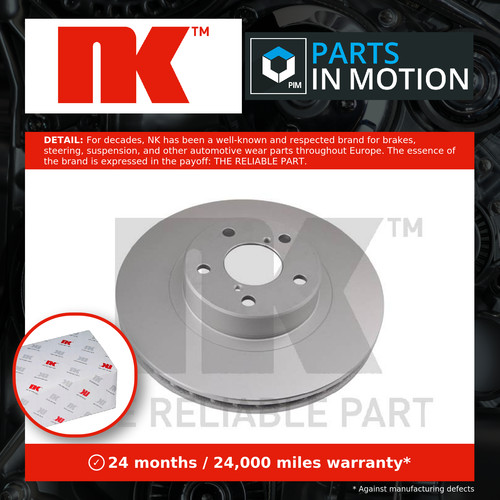 Brake discs pair vented - 2x,