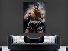 MUHAMMAD ALI POSTER BOXING KNOCKOUT LEGEND SPORT GIANT LARGE WALL ART PRINT
