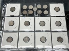 Queen Victoria & King George V Silver Maundy Three Penny 3 Pence Coin 3d Coins