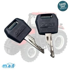2 x Ignition key Fits Case International Tractor 1835C Skid Steer Digger