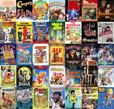 Multi-Listing kids childrens TV  vintage retro metal plaques signs images