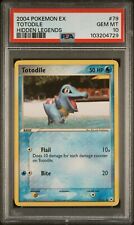 Totodile 79/101 EX Hidden Legends PSA 10 Gem Mint Pokemon Card