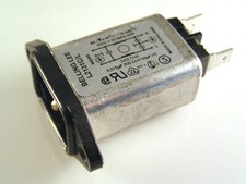 Belling Lee L2131C/L Mains Filter IEC Input Socket 250VAC 6A 40'C OM0387E