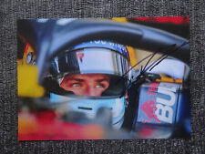 Juri Vips signed photo autograph, FIA F2 Indycar driver, Former Red Bull Racing