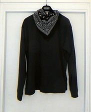 R13 BANDANA NECK  SWEATSHIRT SIZE L