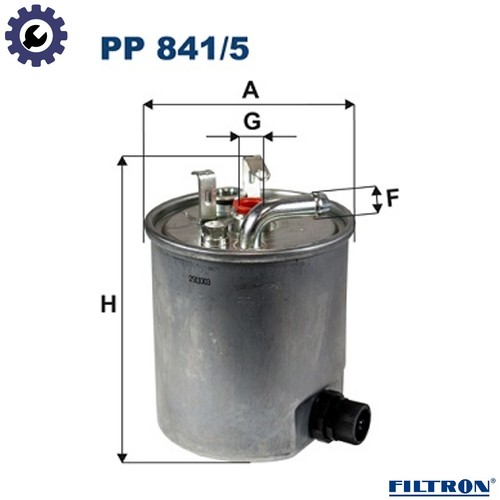 Fuel filter 841 for - pp,