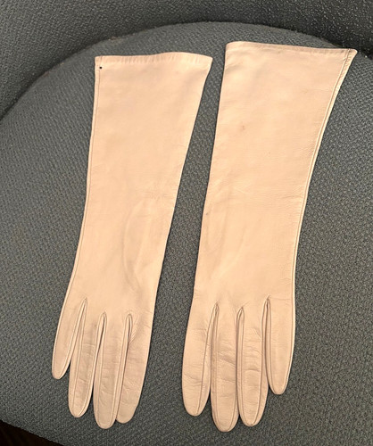 Light beige beautiful - beige, leather