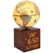 Infiquan Globe Clock Decor
