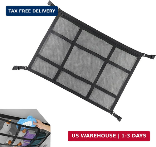 Car ceiling cargo net - cargo, double