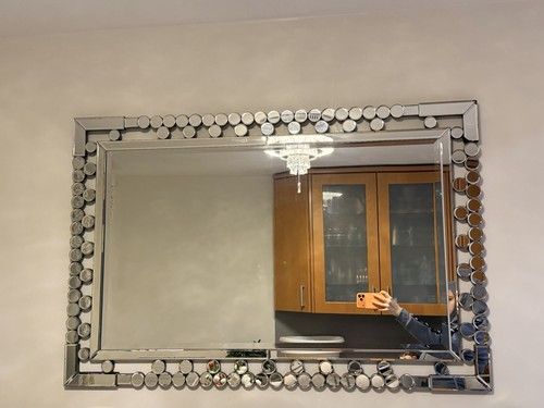 Extra large mirror silver - extra,