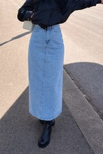 Blue Denim Skirt