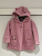 Girls Pink Soft Feel Coat