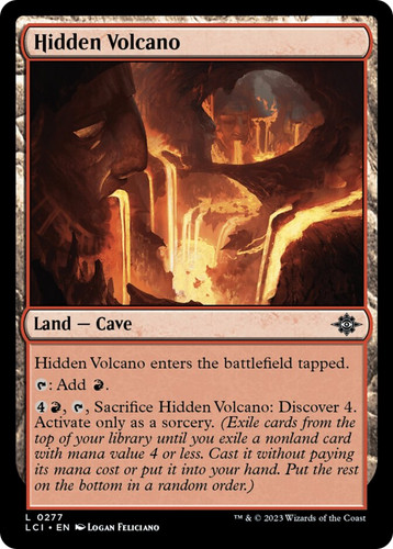 Mtg hidden volcano the lost - mtg,