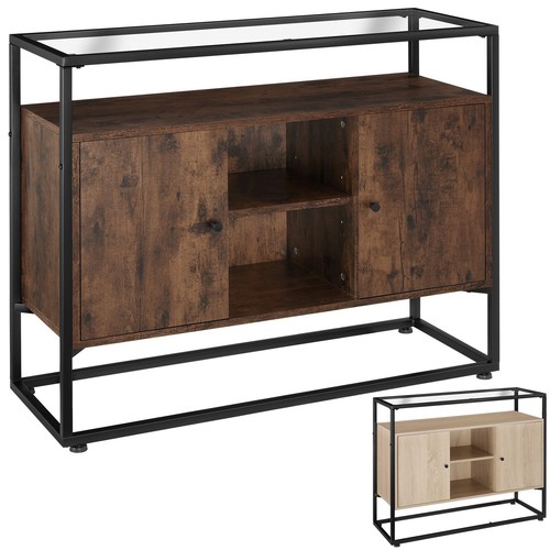 Sideboard oldham glass top - sideboard,
