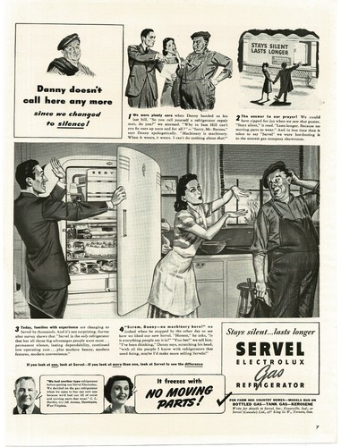 1941 servel electrolux - electrolux, gas
