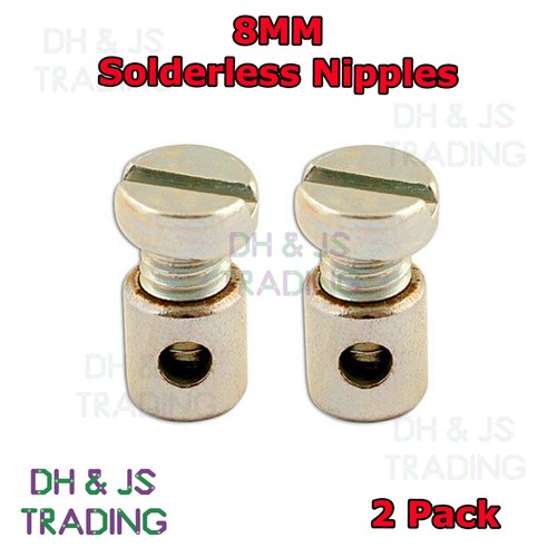 8mm solderless cable nipple - 8mm,
