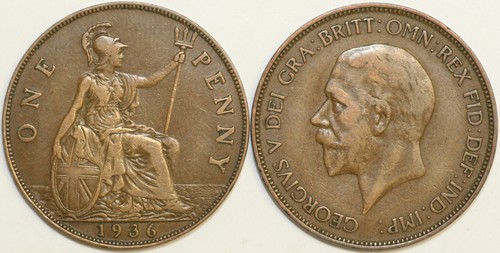 1911 1936 george - 1911, bronze