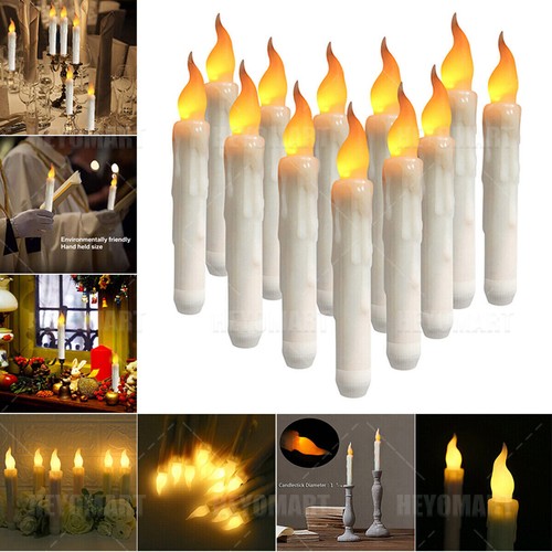 12x led flameless taper - flameless,