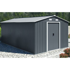 12 X 10" Metal Garden Shed