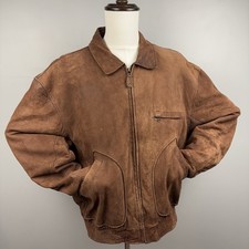 Vintage Banana Republic Leather Suede Bomber Jacket Men's Size 44